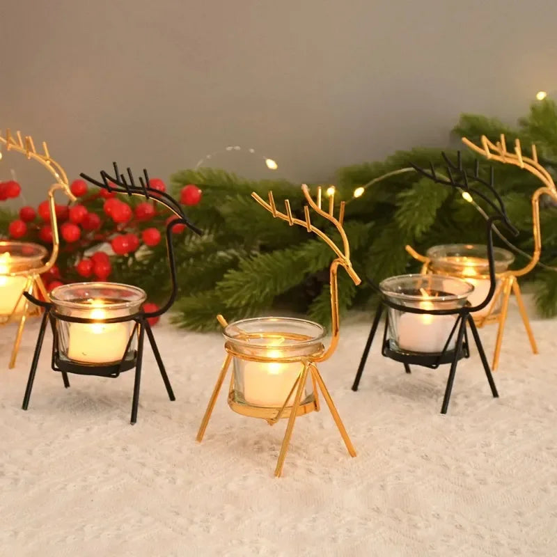 Reindeer Candle Holders