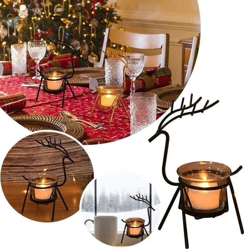 Reindeer Candle Holders