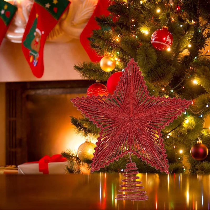 Radiant Red Star Ornament