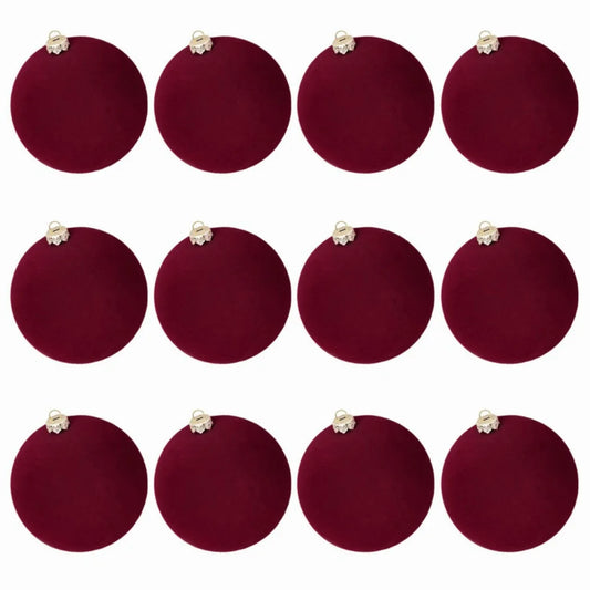 Velvet X-mas Ornaments