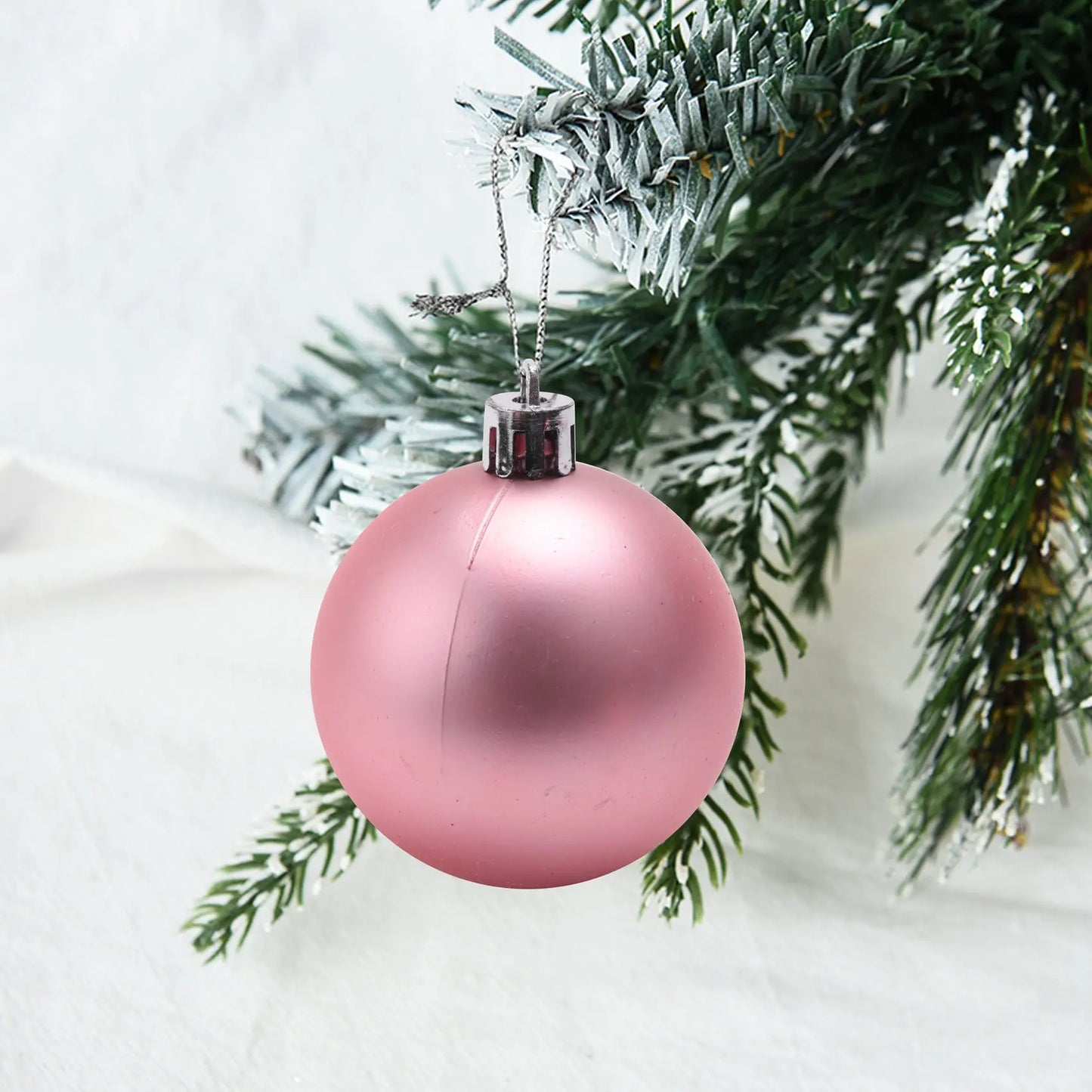 Pink Xmas Tree Balls