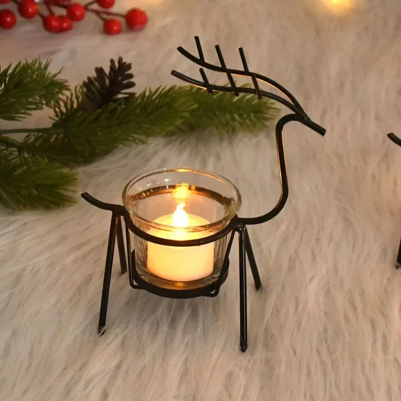 Reindeer Candle Holders