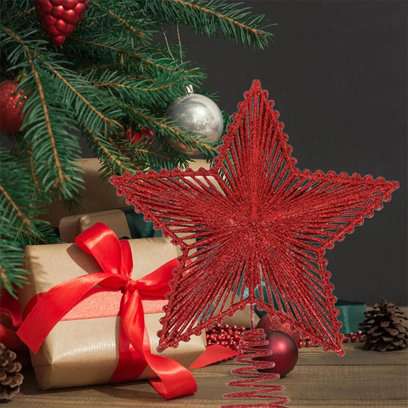 Radiant Red Star Ornament