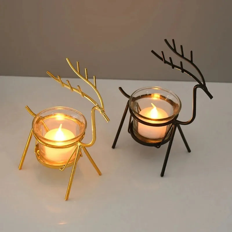 Reindeer Candle Holders