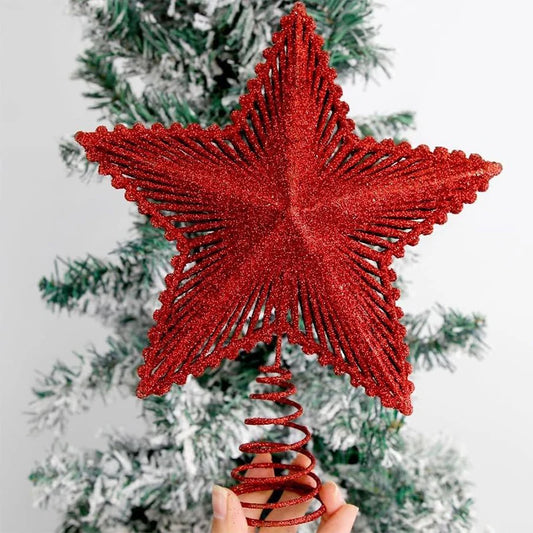 Radiant Red Star Ornament