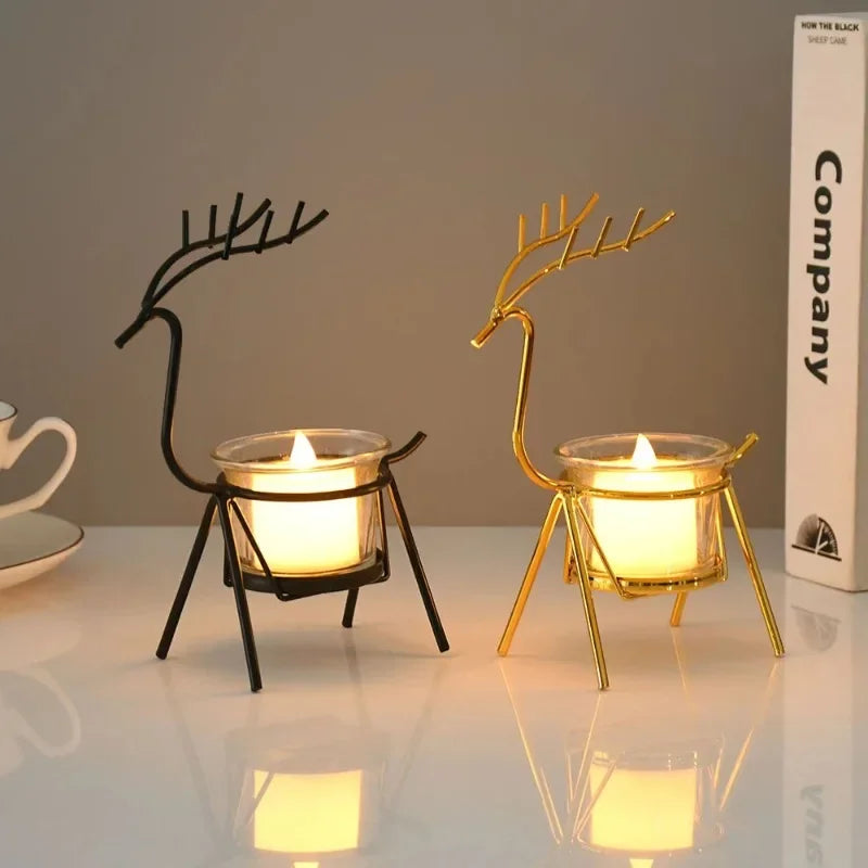 Reindeer Candle Holders