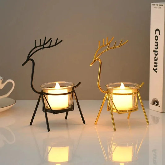 Reindeer Candle Holders